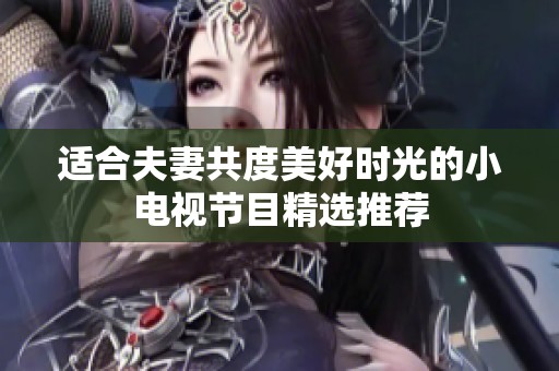 适合夫妻共度美好时光的小电视节目精选推荐