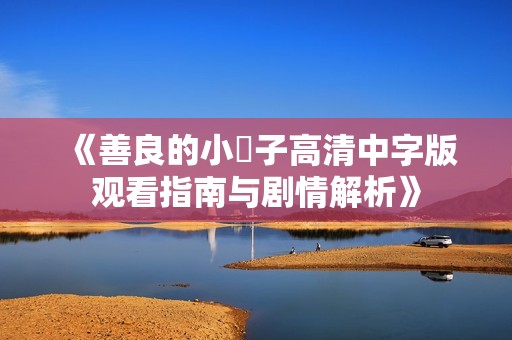 《善良的小峓子高清中字版观看指南与剧情解析》
