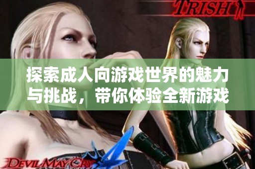 探索成人向游戏世界的魅力与挑战，带你体验全新游戏乐趣
