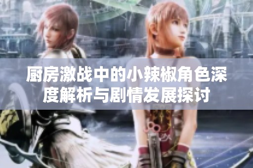 厨房激战中的小辣椒角色深度解析与剧情发展探讨
