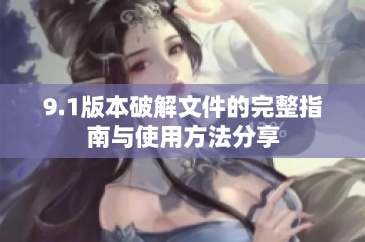9.1版本破解文件的完整指南与使用方法分享