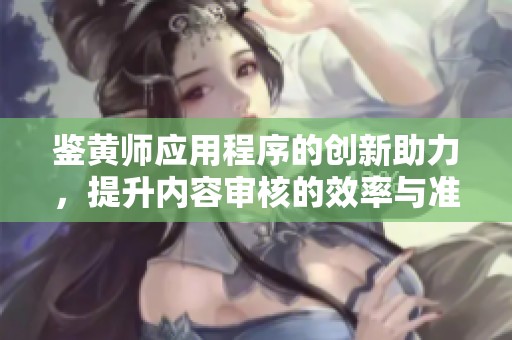 鉴黄师应用程序的创新助力，提升内容审核的效率与准确性