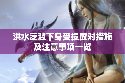 洪水泛滥下身受损应对措施及注意事项一览