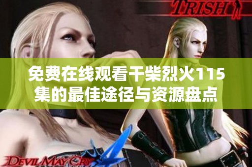 免费在线观看干柴烈火115集的最佳途径与资源盘点