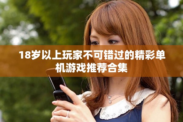 18岁以上玩家不可错过的精彩单机游戏推荐合集