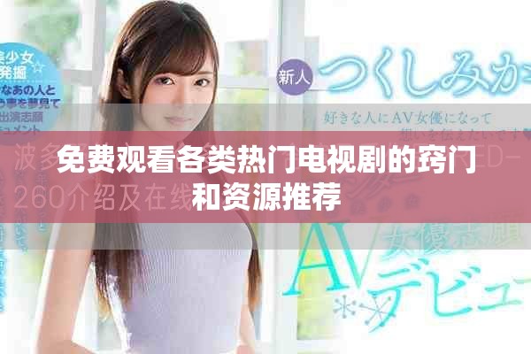 免费观看各类热门电视剧的窍门和资源推荐