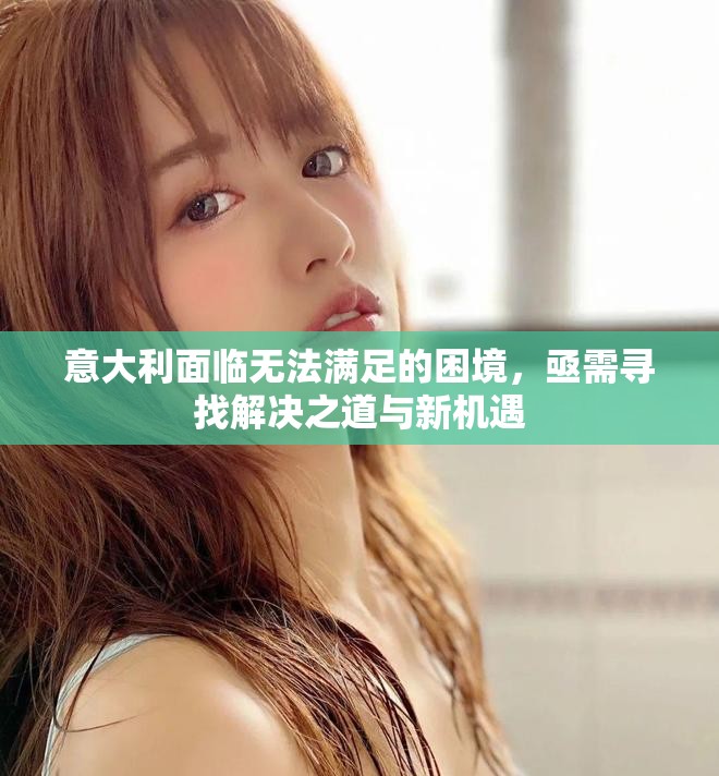 意大利面临无法满足的困境，亟需寻找解决之道与新机遇