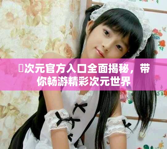 囧次元官方入口全面揭秘，带你畅游精彩次元世界