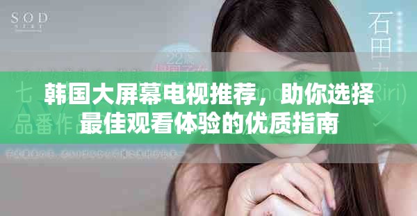 韩国大屏幕电视推荐，助你选择最佳观看体验的优质指南