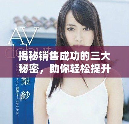 揭秘销售成功的三大秘密，助你轻松提升业绩和客户满意度