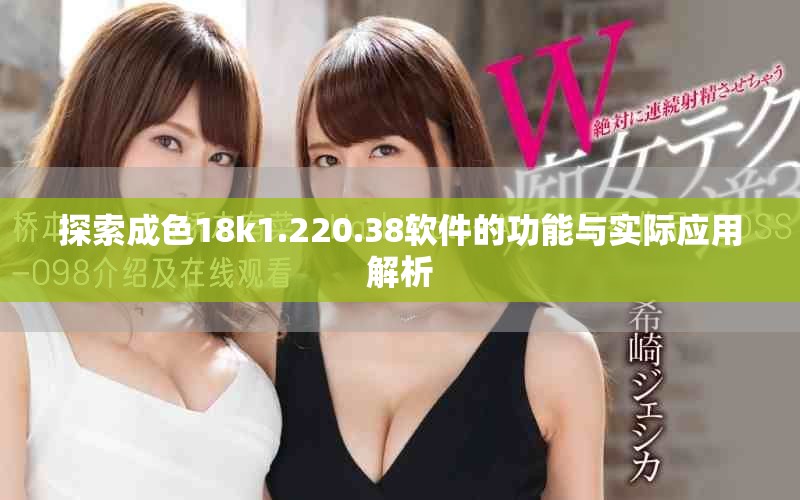探索成色18k1.220.38软件的功能与实际应用解析