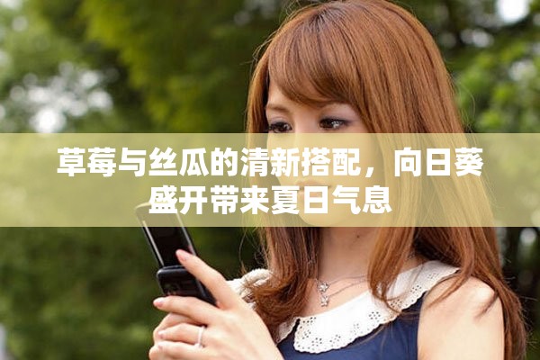 草莓与丝瓜的清新搭配，向日葵盛开带来夏日气息