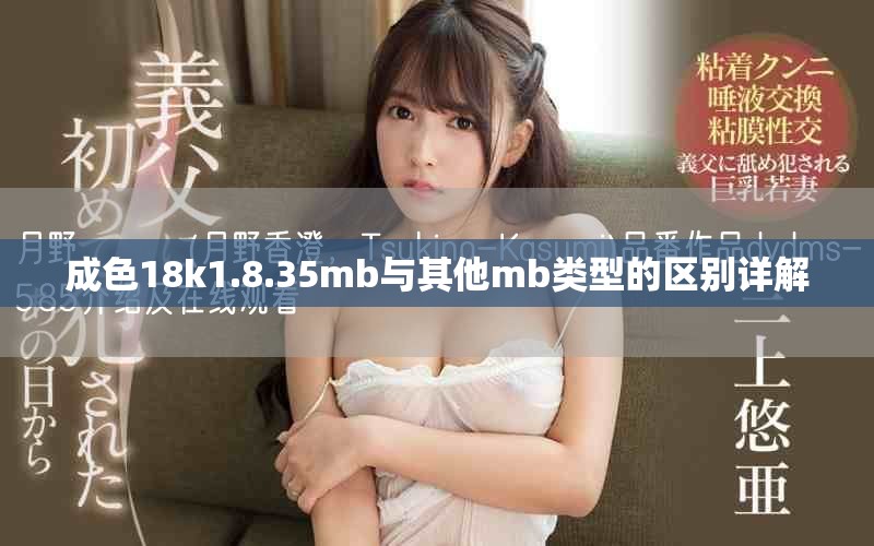 成色18k1.8.35mb与其他mb类型的区别详解