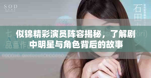 似锦精彩演员阵容揭秘，了解剧中明星与角色背后的故事