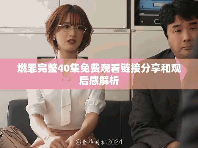 燃罪完整40集免费观看链接分享和观后感解析