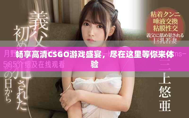 畅享高清CSGO游戏盛宴，尽在这里等你来体验