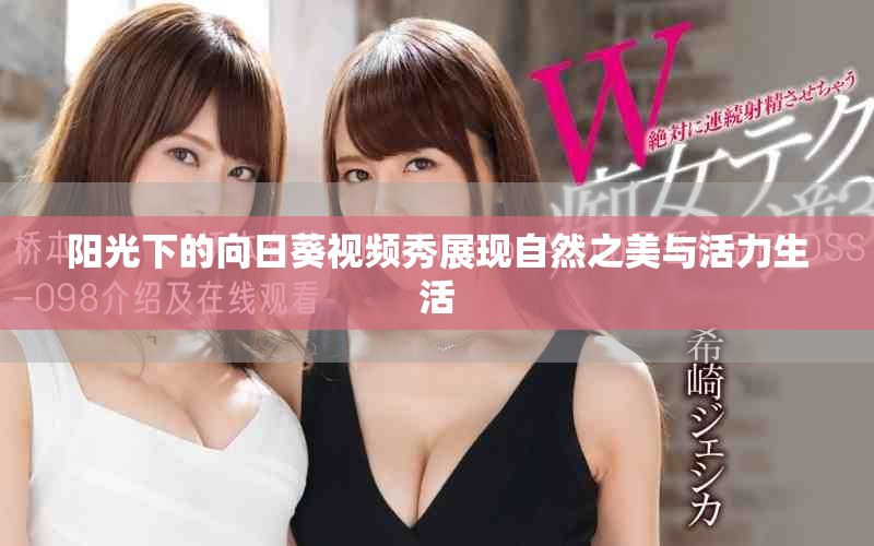 阳光下的向日葵视频秀展现自然之美与活力生活