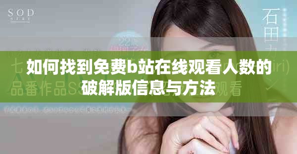 如何找到免费b站在线观看人数的破解版信息与方法