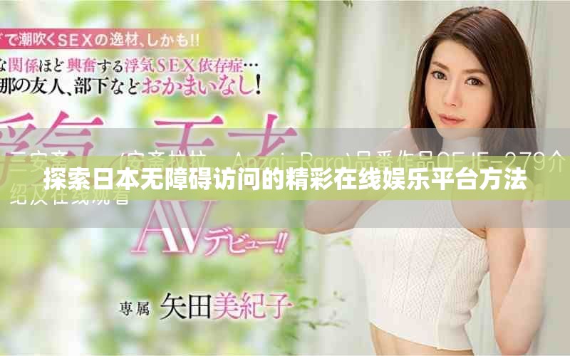 探索日本无障碍访问的精彩在线娱乐平台方法