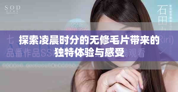 探索凌晨时分的无修毛片带来的独特体验与感受