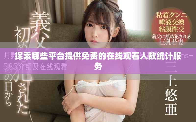 探索哪些平台提供免费的在线观看人数统计服务