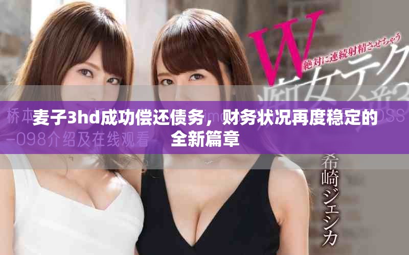麦子3hd成功偿还债务，财务状况再度稳定的全新篇章