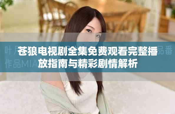苍狼电视剧全集免费观看完整播放指南与精彩剧情解析