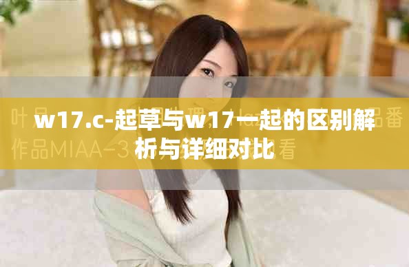 w17.c-起草与w17一起的区别解析与详细对比