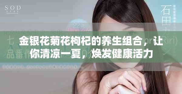 金银花菊花枸杞的养生组合，让你清凉一夏，焕发健康活力