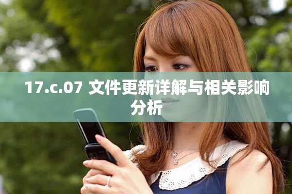 17.c.07 文件更新详解与相关影响分析