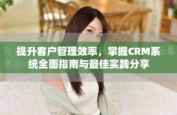 提升客户管理效率，掌握CRM系统全面指南与最佳实践分享