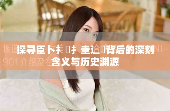 探寻臣卜扌喿扌圭辶畐背后的深刻含义与历史渊源