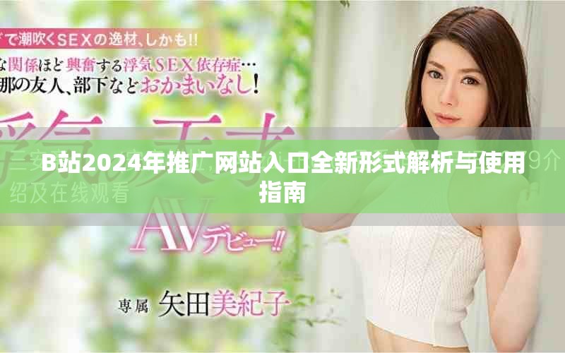 B站2024年推广网站入口全新形式解析与使用指南