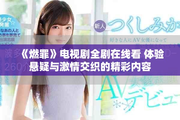 《燃罪》电视剧全剧在线看 体验悬疑与激情交织的精彩内容