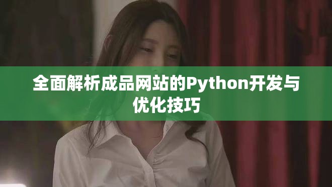 全面解析成品网站的Python开发与优化技巧