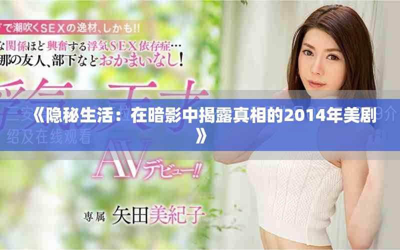 《隐秘生活：在暗影中揭露真相的2014年美剧》