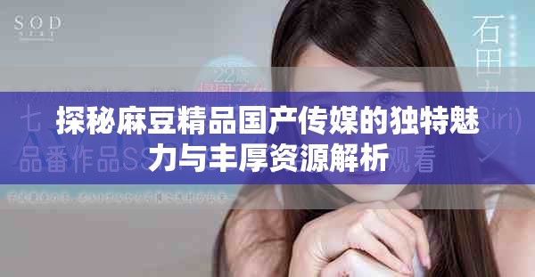 探秘麻豆精品国产传媒的独特魅力与丰厚资源解析
