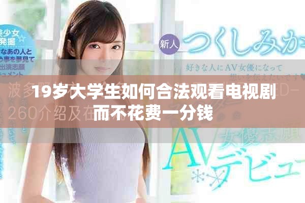 19岁大学生如何合法观看电视剧而不花费一分钱