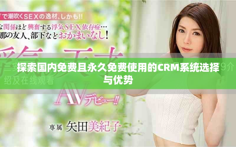 探索国内免费且永久免费使用的CRM系统选择与优势