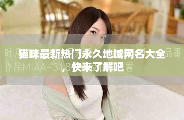 猫咪最新热门永久地域网名大全，快来了解吧