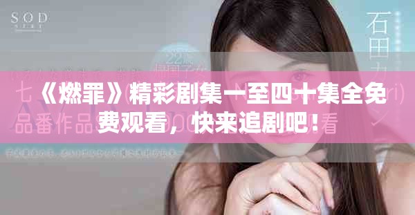 《燃罪》精彩剧集一至四十集全免费观看，快来追剧吧！