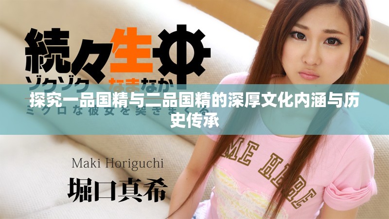 探究一品国精与二品国精的深厚文化内涵与历史传承