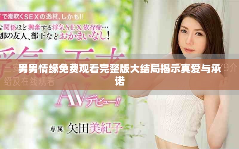 男男情缘免费观看完整版大结局揭示真爱与承诺