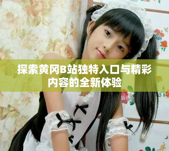 探索黄冈B站独特入口与精彩内容的全新体验