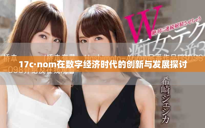17c·nom在数字经济时代的创新与发展探讨
