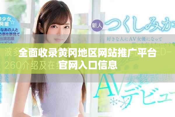 全面收录黄冈地区网站推广平台官网入口信息